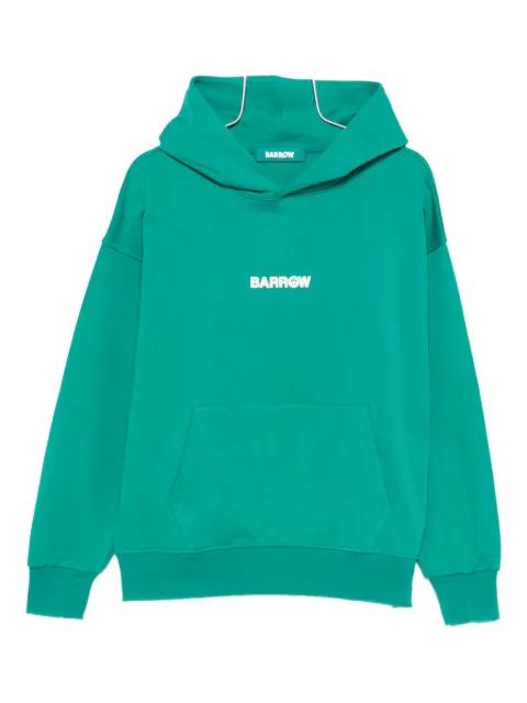 logo-print hoodie by BARROW