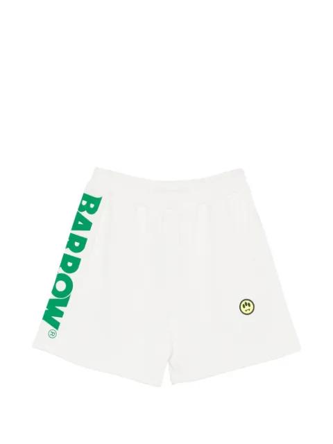 logo-print shorts by BARROW