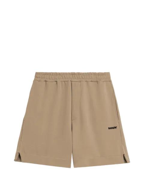 logo-print shorts by BARROW