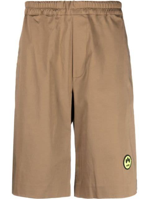 logo-print track shorts by BARROW