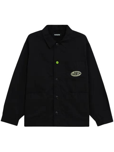 logo shirt jacket by BARROW