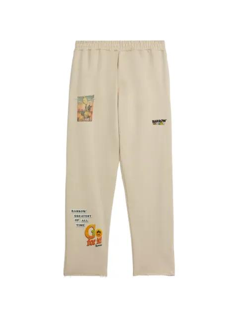 printed track pants by BARROW