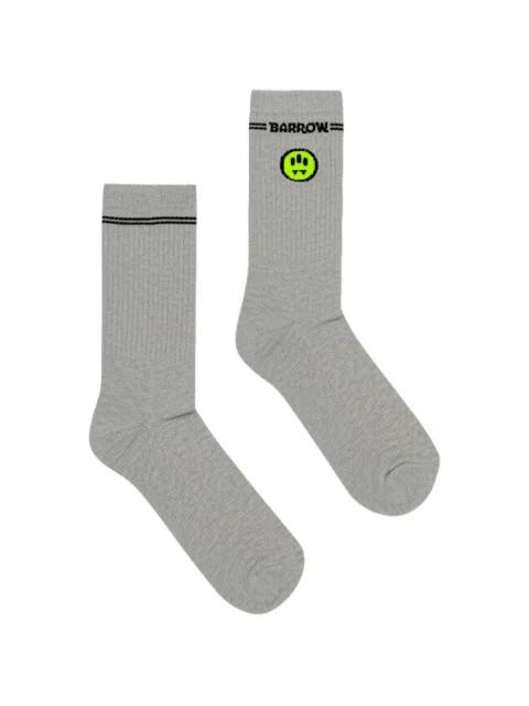 ribbed logo socks by BARROW