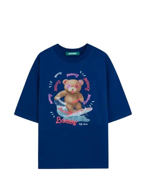 round-neck printed T-shirt by BARROW