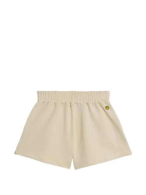 shirred detail shorts by BARROW