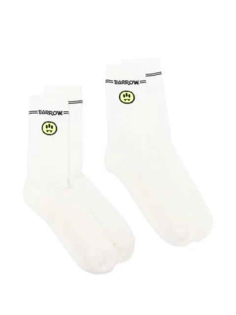 smiley graphic socks by BARROW
