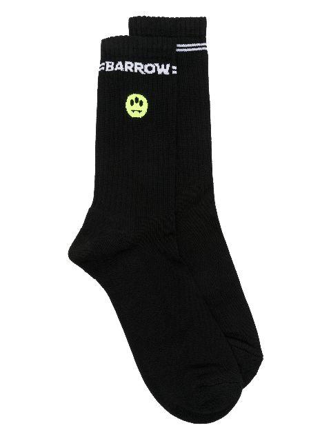 stripe-detail socks by BARROW