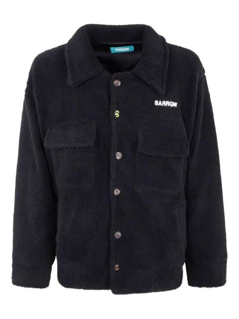 teddy-print shirt jacket by BARROW