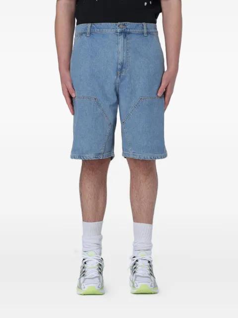 utility-pocket denim shorts by BARROW