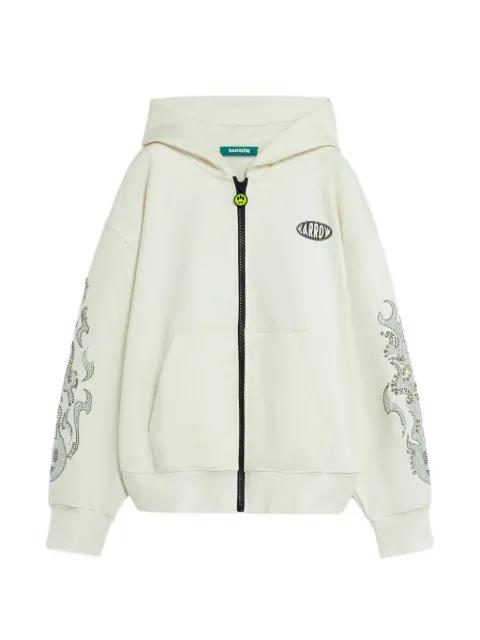 zip embellished hoodie by BARROW