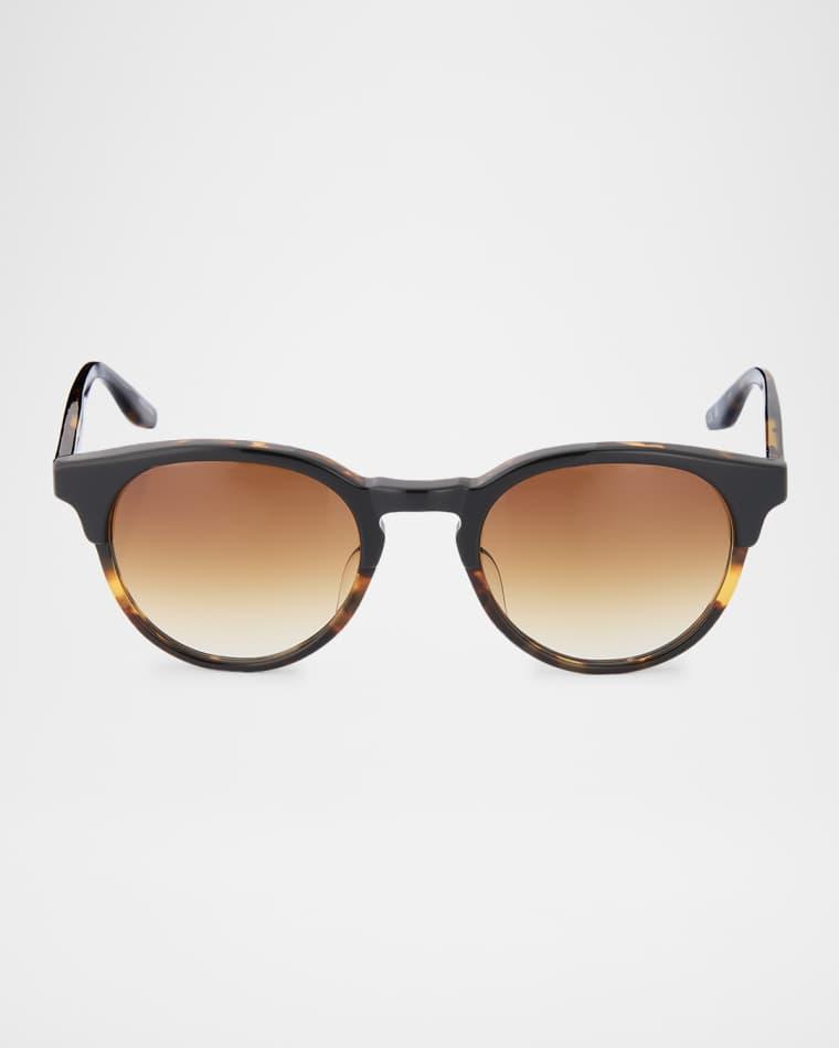 Beckford 49mm Round Acetate Sunglasses by BARTON PERREIRA