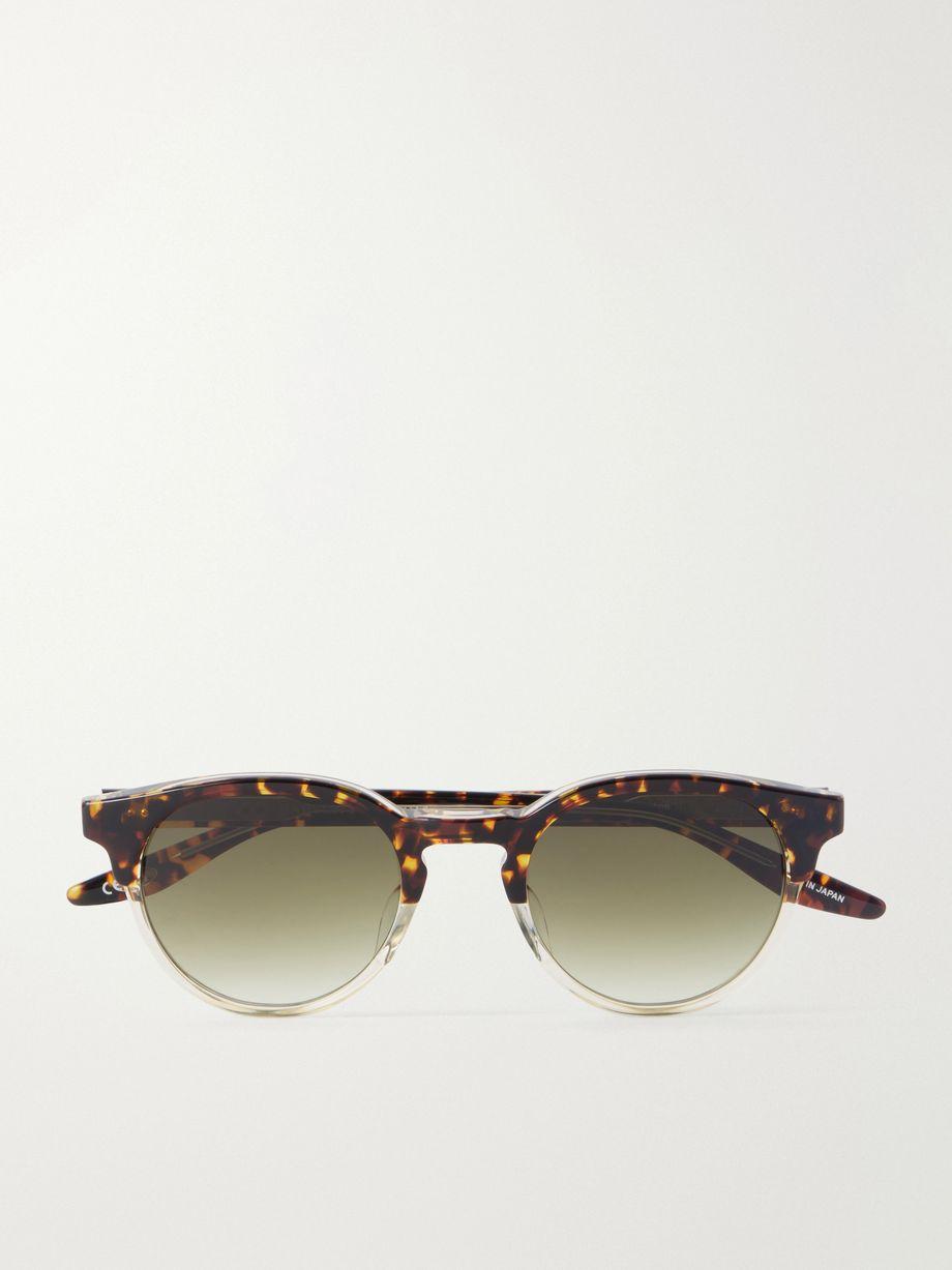 Beckford Sun round-frame tortoiseshell acetate sunglasses by BARTON PERREIRA