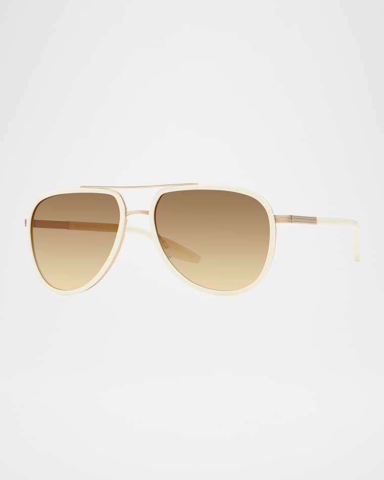 Cani Titanium Aviator Sunglasses by BARTON PERREIRA