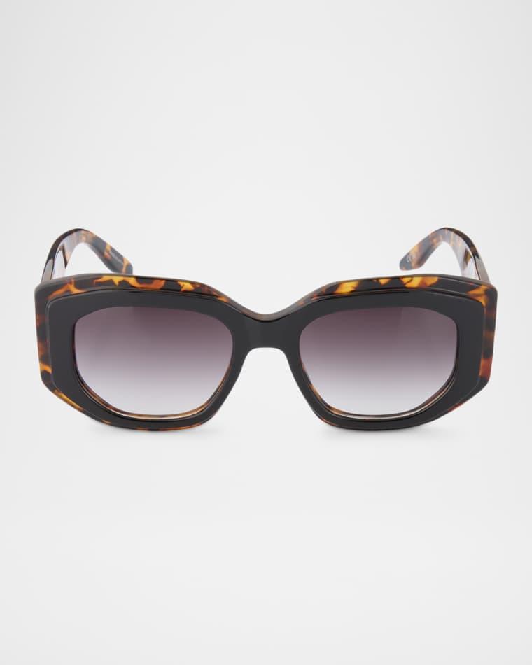 Crescendo 50.5mm Geometric Acetate Sunglasses by BARTON PERREIRA