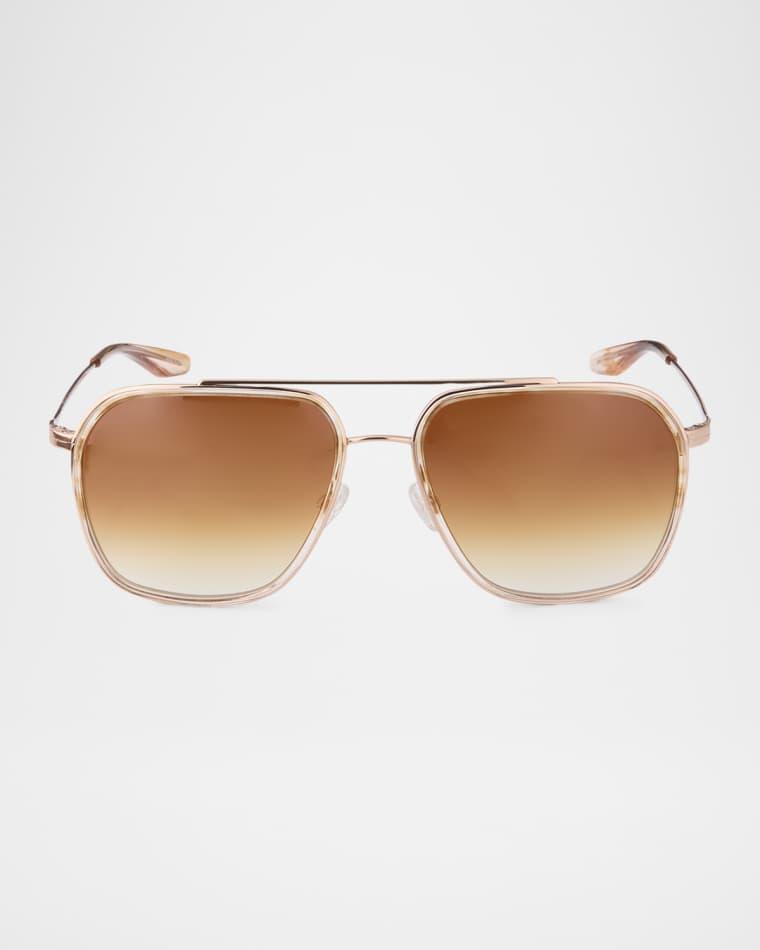 Rizzo 58mm Aviator Titanium Sunglasses by BARTON PERREIRA