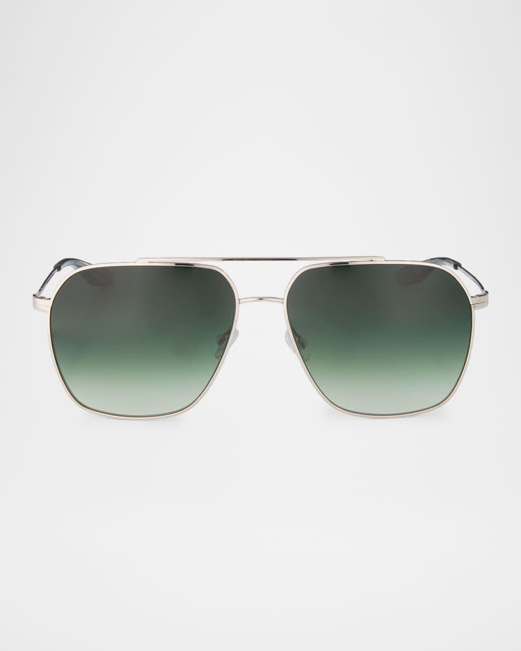 Rizzo 60mm Aviator Titanium Sunglasses by BARTON PERREIRA