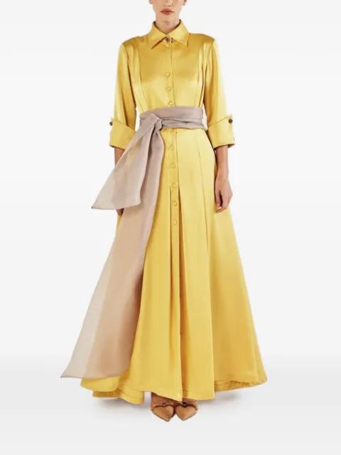 Allegra button maxi dress by BARUNI
