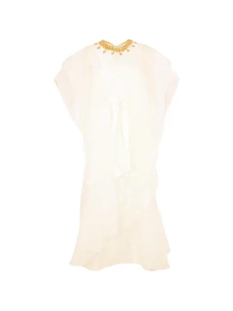 Almas embellished tie maxi dress by BARUNI