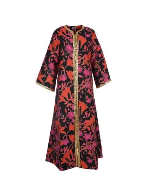Aziza Abaya floral coat by BARUNI