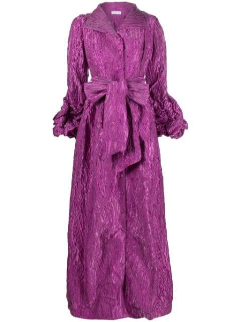 Hypnotise belted maxi dress by BARUNI