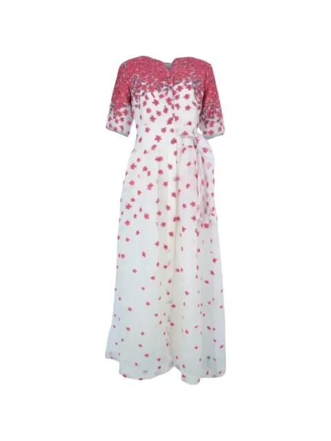 Lobelia floral tie maxi dress by BARUNI