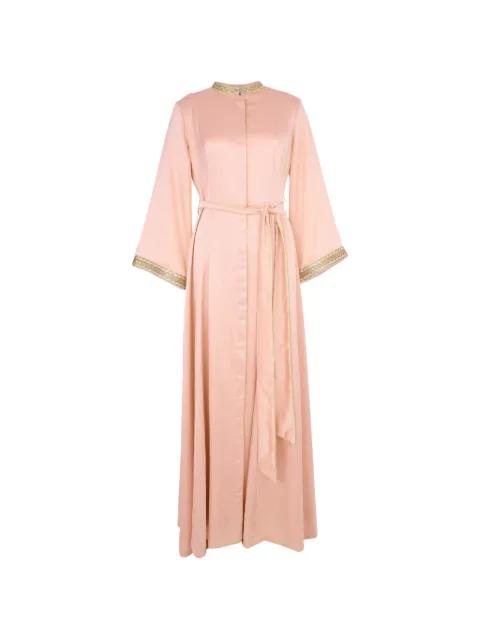Zayna belted maxi dress by BARUNI