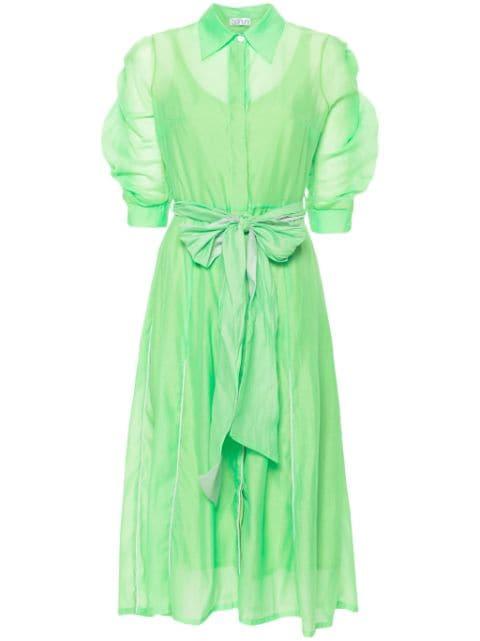 organza midi dress by BARUNI