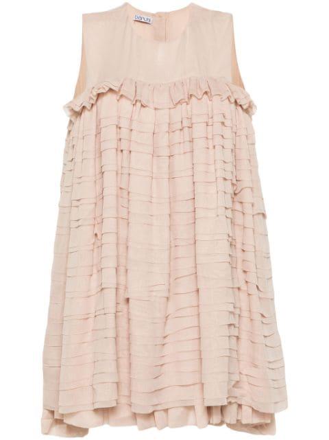 ruffled mini dress by BARUNI