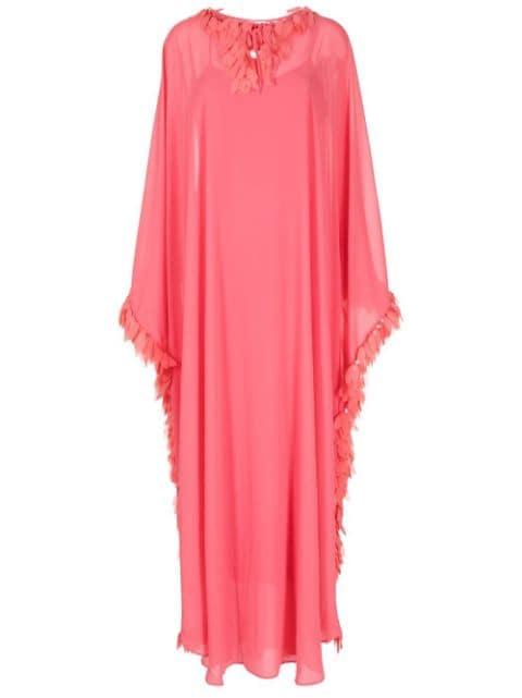 wide long-sleeved dress by BARUNI