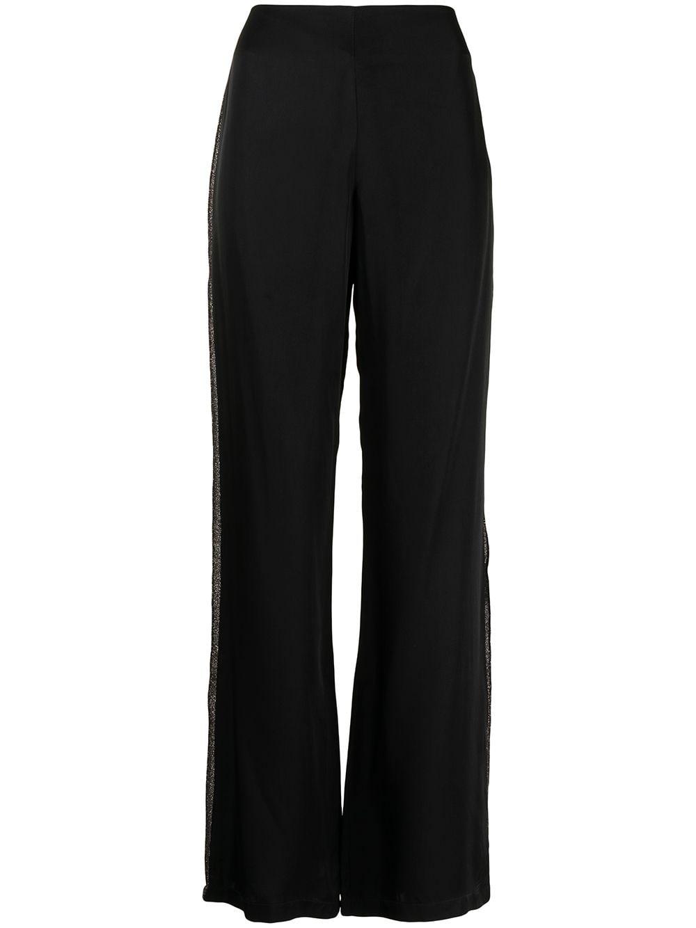 x Ramadan side-stripe wide-leg trousers by BARUNI