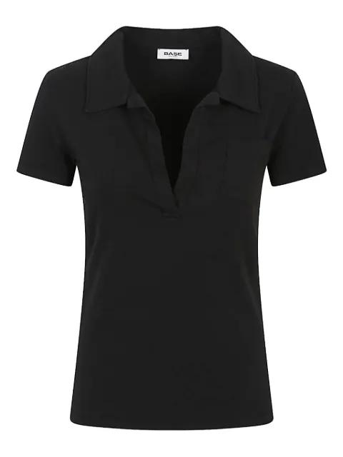 patch-pocket polo-collar t-shirt by BASE