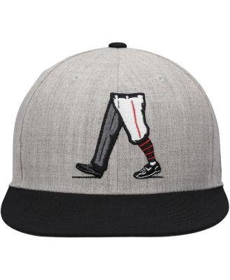Men's Heather Gray Field of Dreams Moonlight Snapback Hat by BASEBALLISM