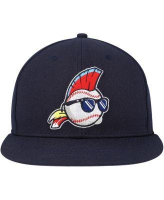 Men's Navy Major League Snapback Hat by BASEBALLISM