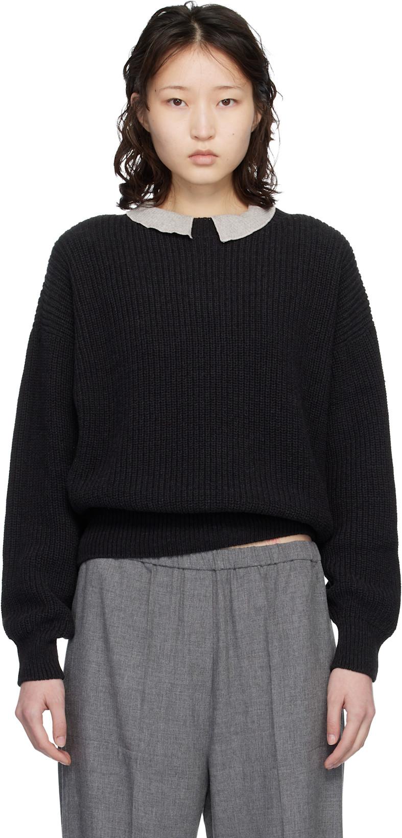 Black Mea Sweater by BASERANGE