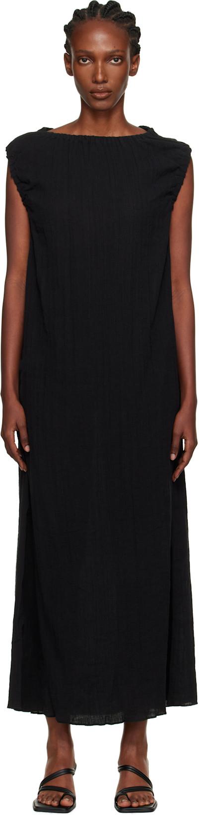 Black Mia Maxi Dress by BASERANGE