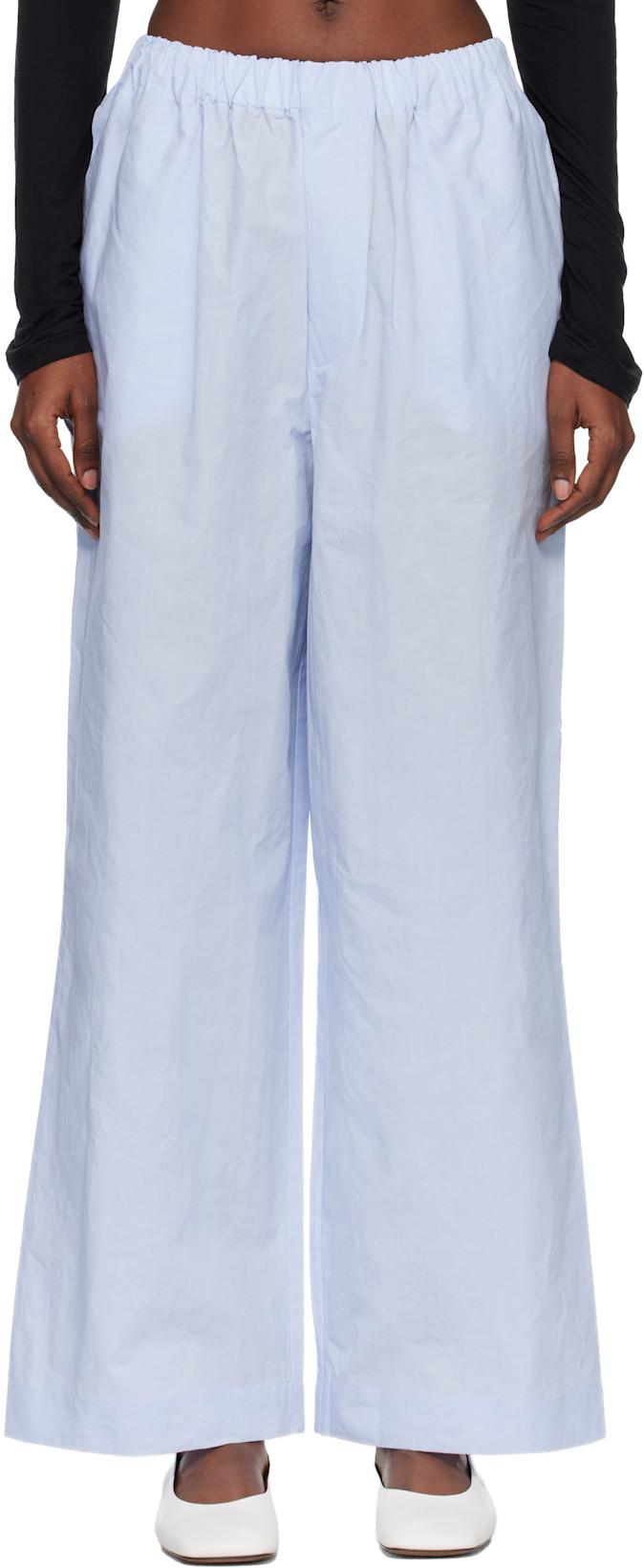 Blue Claude Lounge Pants by BASERANGE