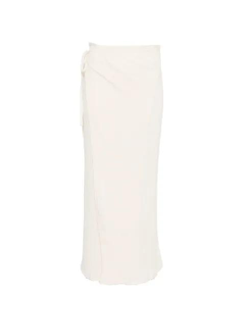 Brig ribbed maxi skirt by BASERANGE