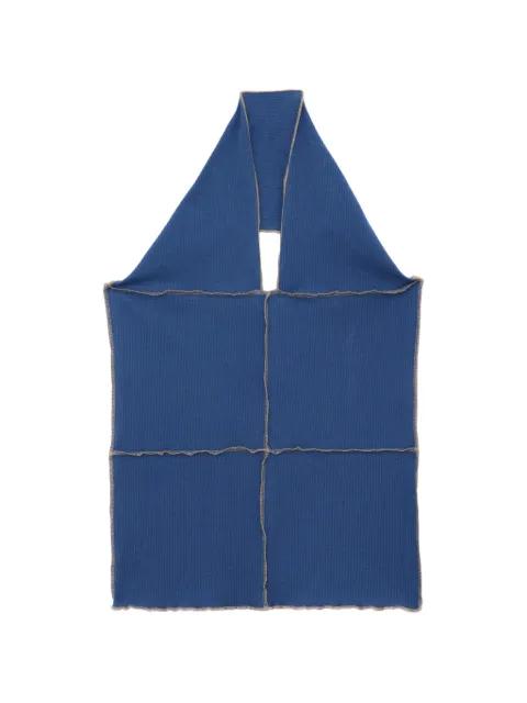 Cinder ribbed halter top by BASERANGE