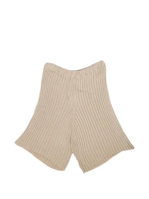 Kai ribbed-knit shorts by BASERANGE