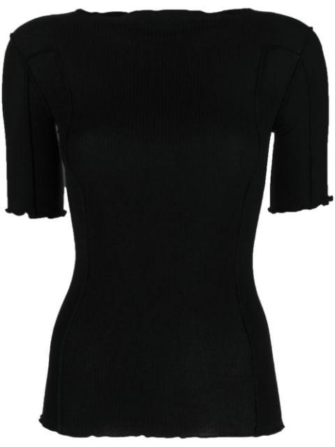 Omato stretch-organic cotton top by BASERANGE