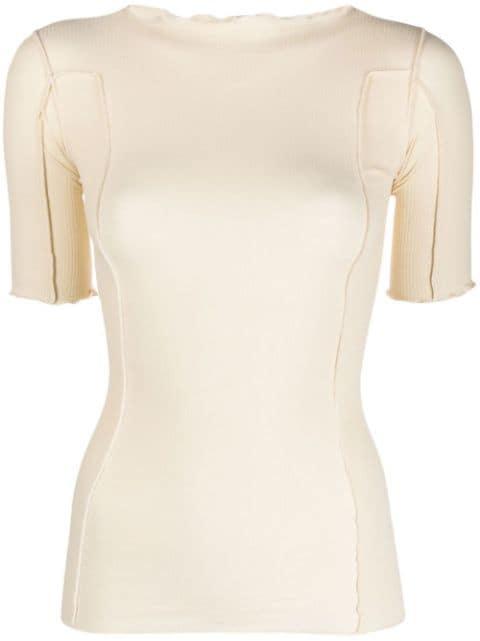 Omato stretch-organic cotton top by BASERANGE
