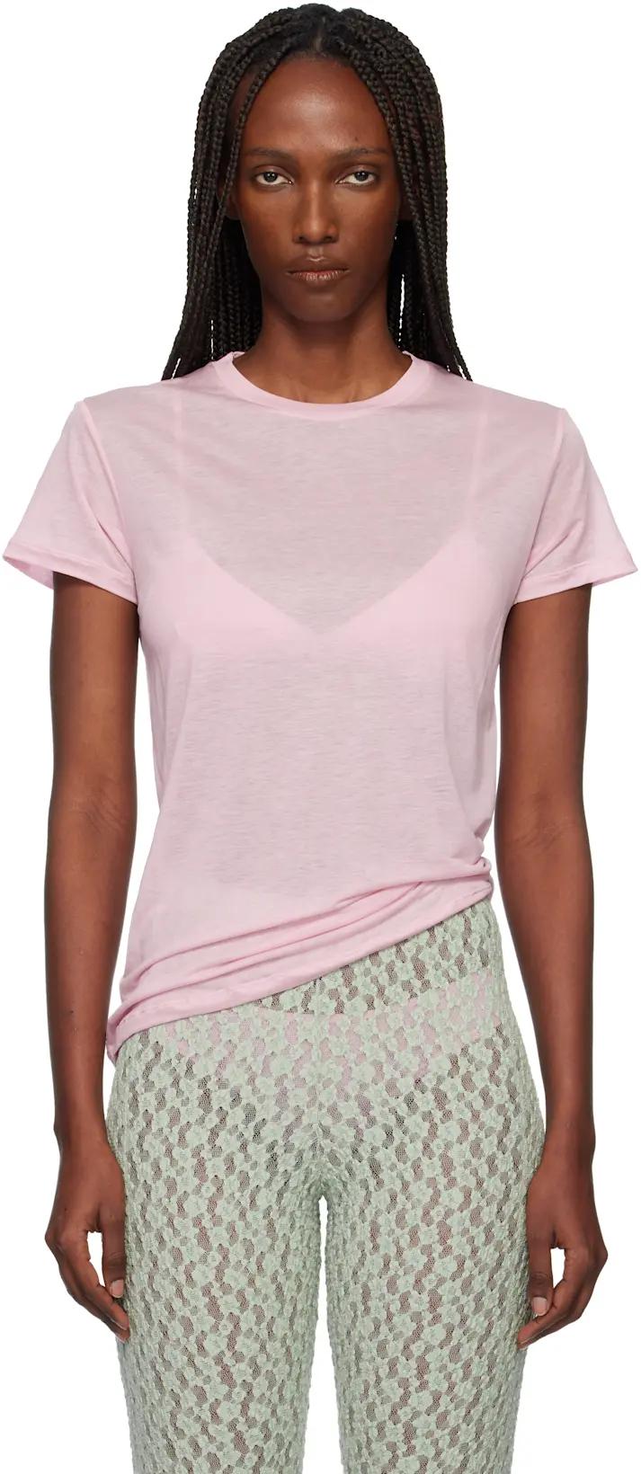 Pink Bamboo T-shirt by BASERANGE