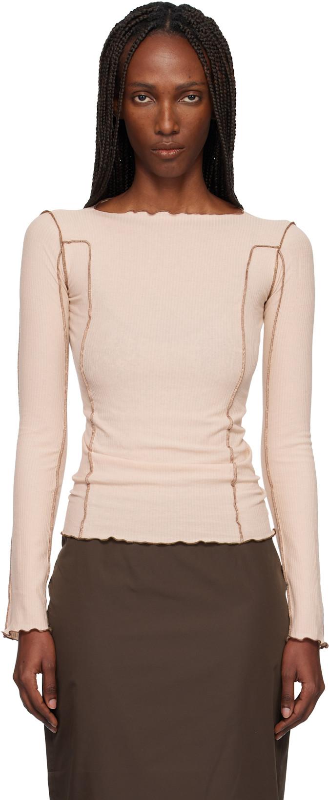 Pink Omato Long Sleeve Tee by BASERANGE