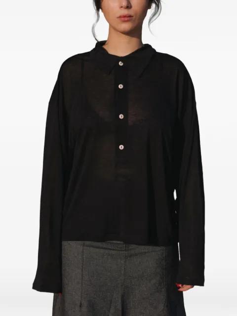 Seal lyocell polo top by BASERANGE