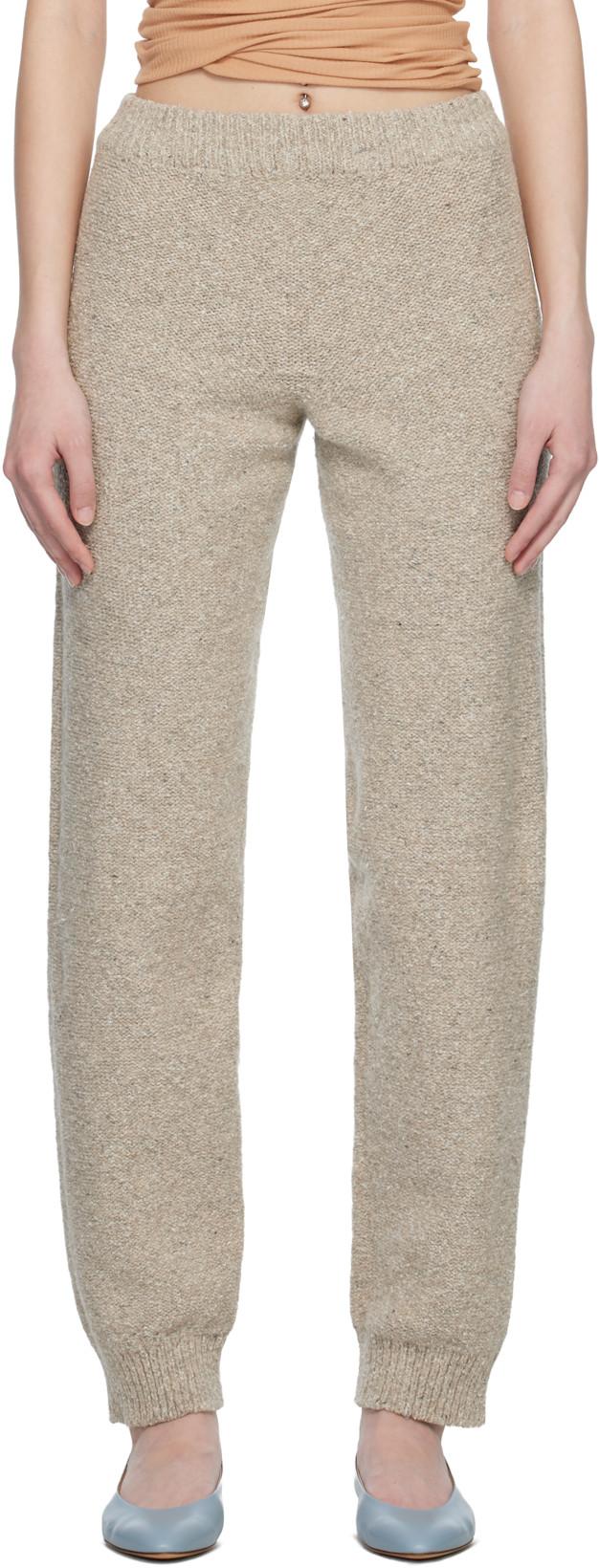 Taupe Danube Lounge Pants by BASERANGE