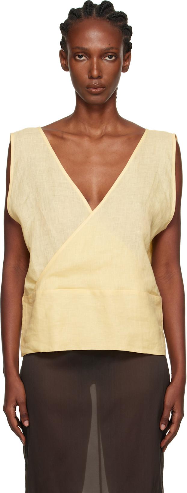Yellow Garlin Top by BASERANGE