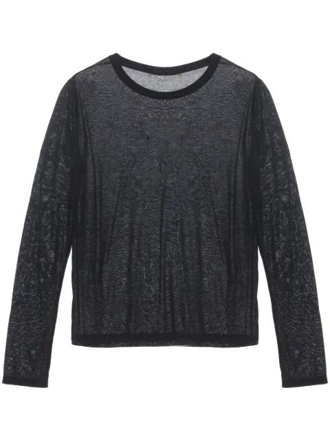 long-sleeve lyocell T-shirt by BASERANGE