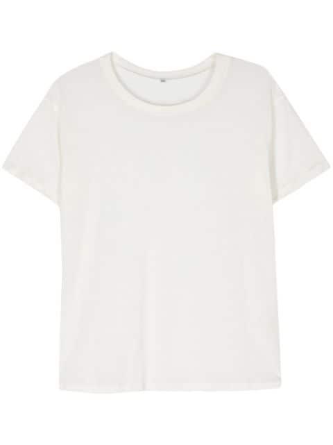 mélange lyocell T-shirt by BASERANGE
