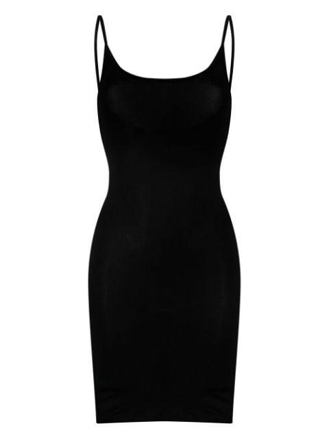 spaghetti-strap mini dress by BASERANGE