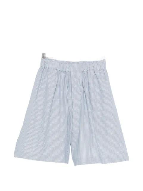 striped elasticated-waistband shorts by BASERANGE